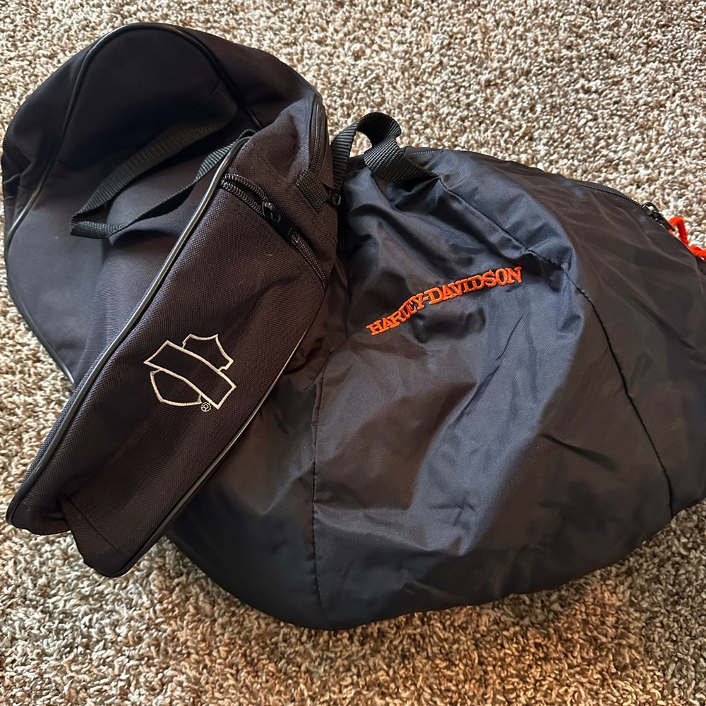 Harley Davidson travel saddlebag set